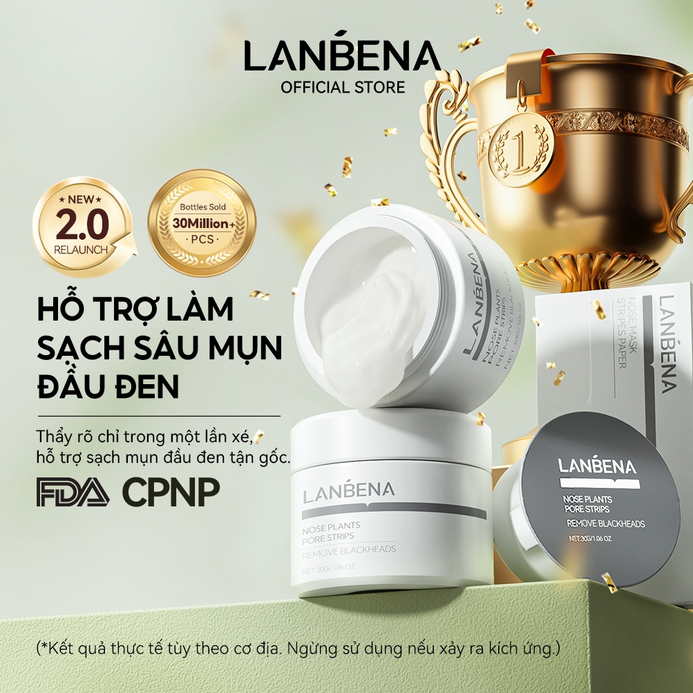 [Shopee Live] LANBENA GEL LỆT MỤN ĐẦU ĐEN (30G) (2)