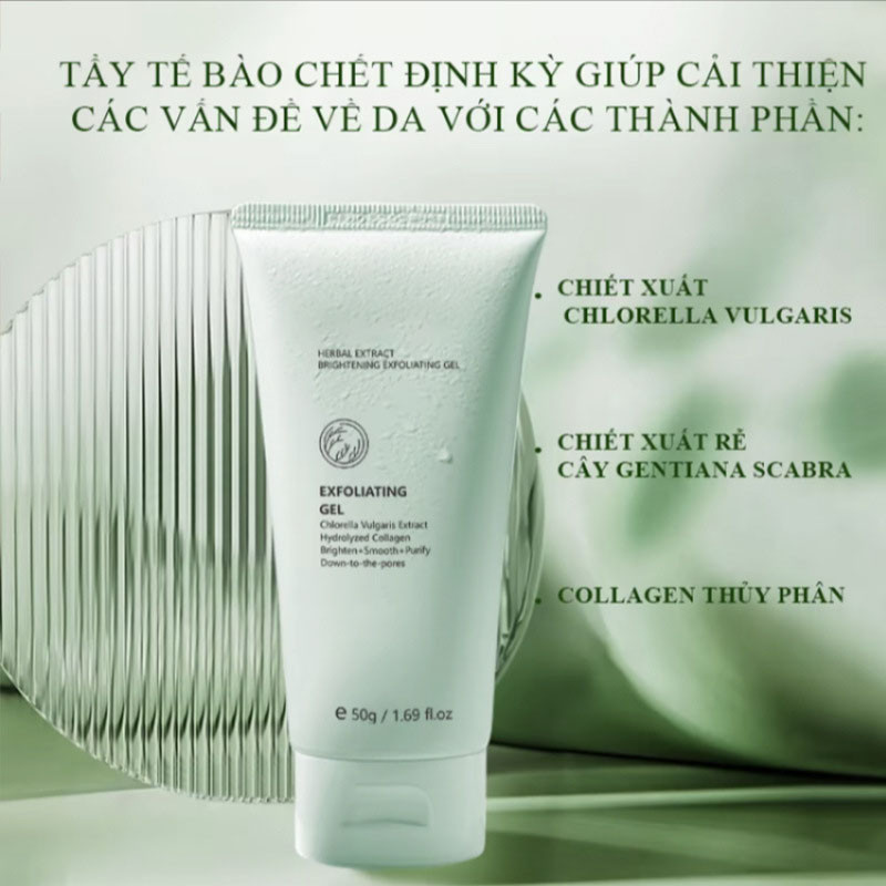 Gel Tẩy Tế Bào Chết Thảo Dược Làm Sạch Sâu Da Tẩy Tế Bào ... (2)