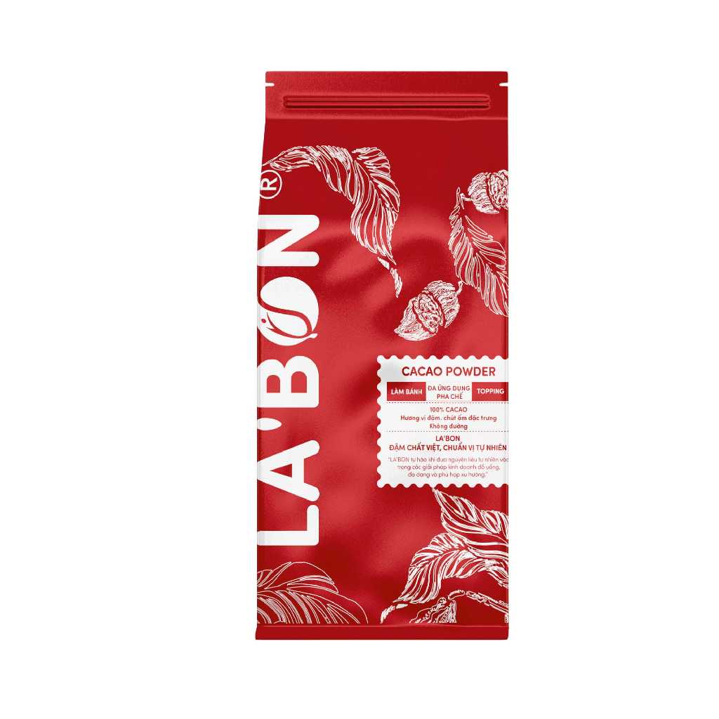 Bột Cacao Nguyên Chất LA'BON Túi 500G. (2)