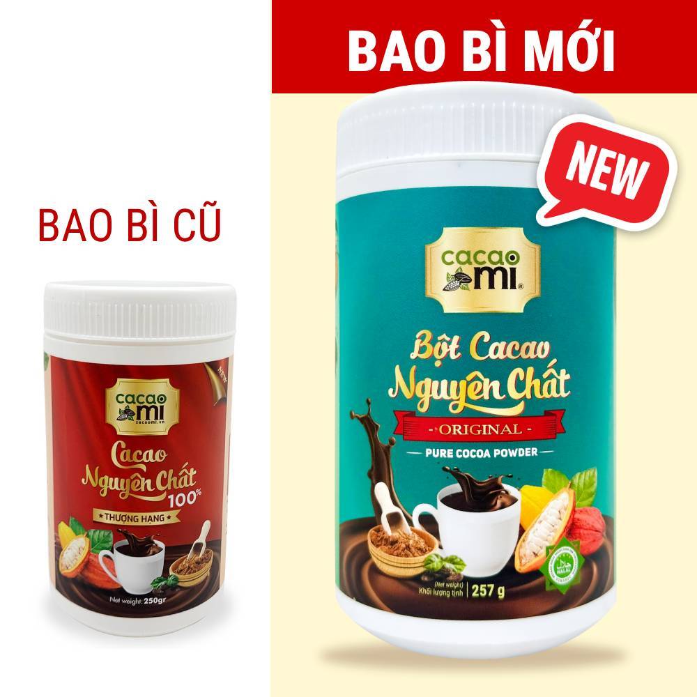 Bột cacao CacaoMi thơm ngon đậm ca cao nguyên chất mix 4 ... (2)