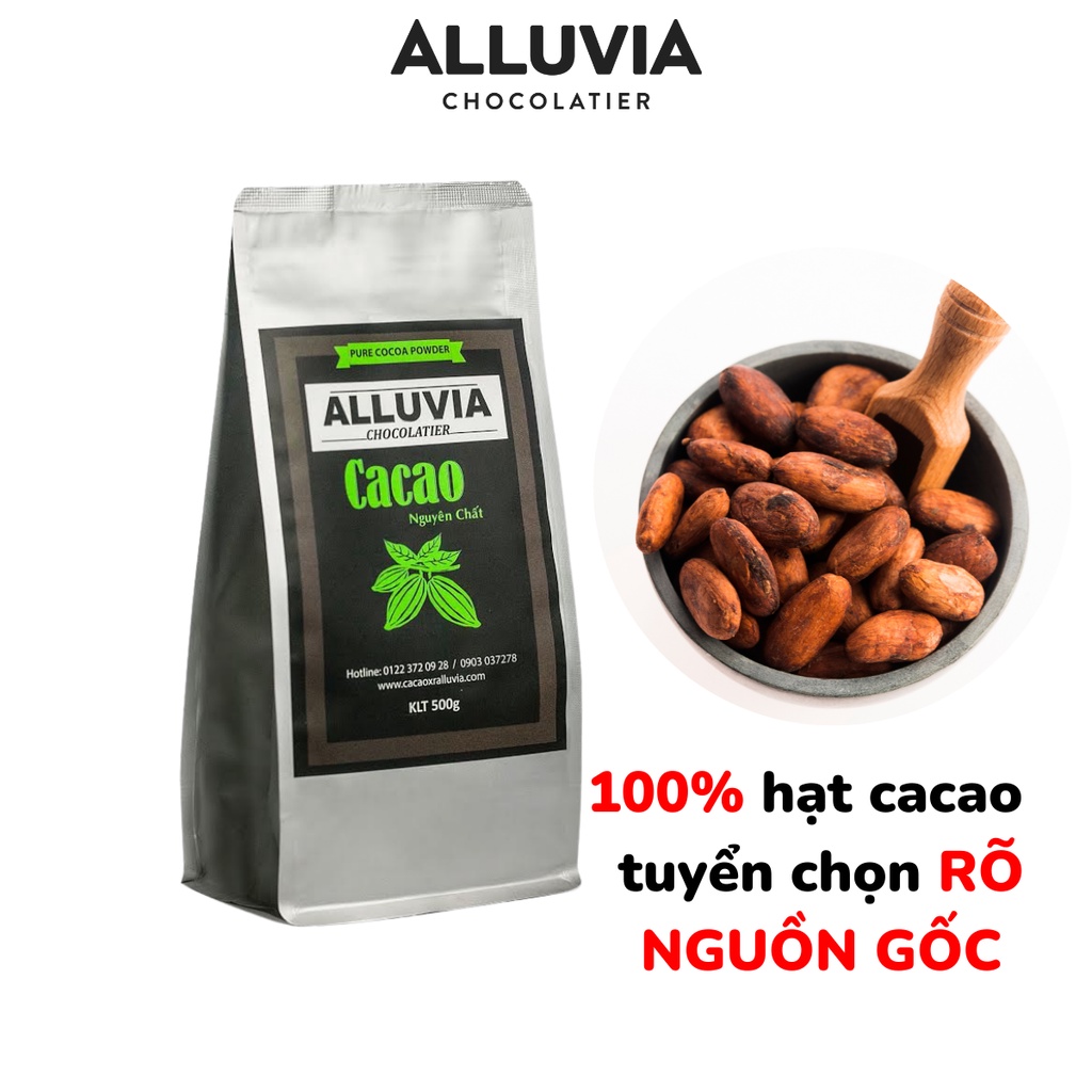 Alluvia | Bột cacao nguyên chất không đường dòng thượng h... (2)