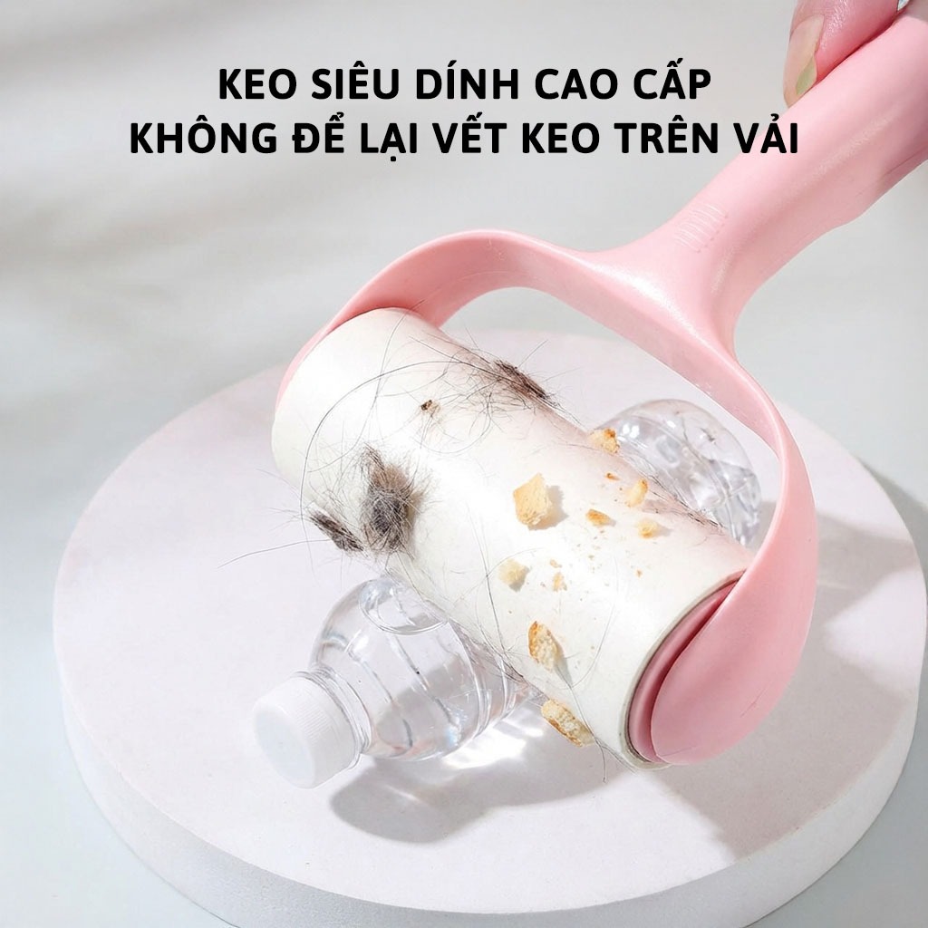 Cây Lăn Bụi Làm Sạch Quần Áo Ga Giường Sofa Kèm Lõi Thay Thế (2)