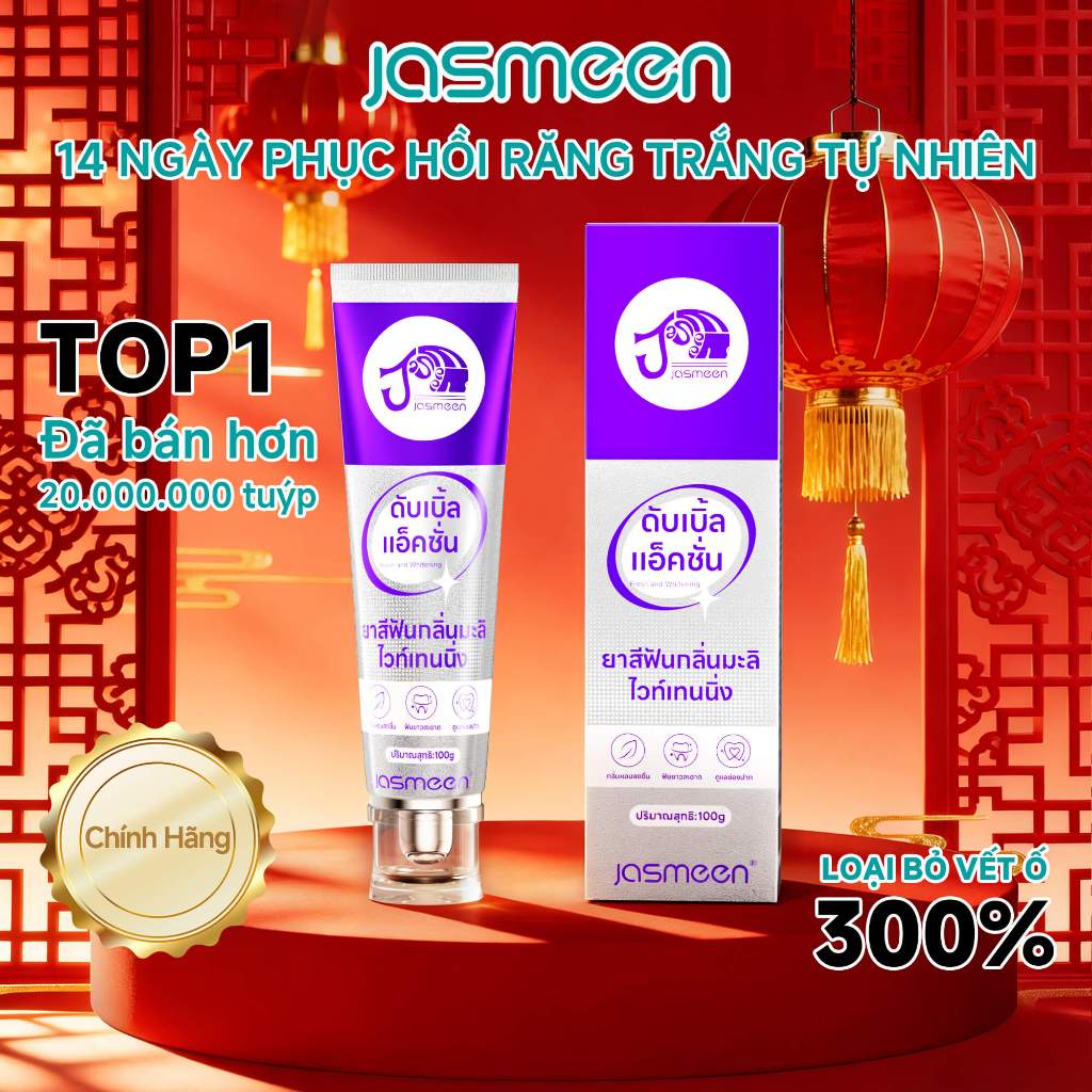 Kem Đánh Răng Làm Trắng Răng JASMEEN Thái Lan (2)