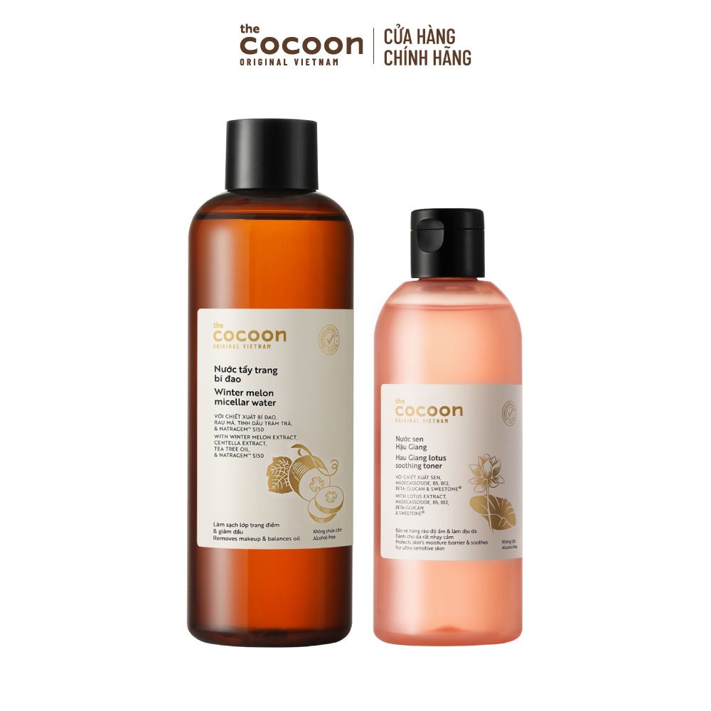 [MUA 2 GIẢM 45%] Combo Nư�c cân bằng sen Hậu Giang (toner... (2)