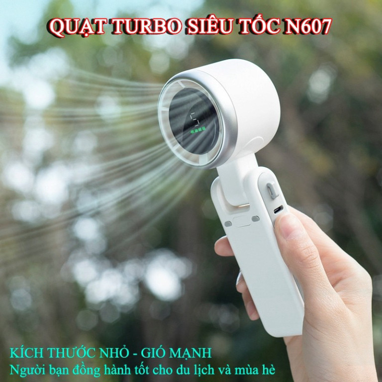 [NEW 2026] Quạt Cầm Tay Turbo N607 (3)