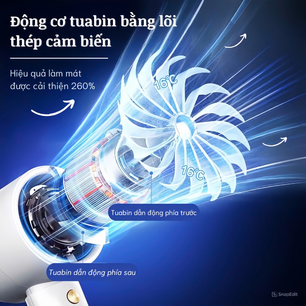 Quạt cầm tay 100 cấp độ gió (3)