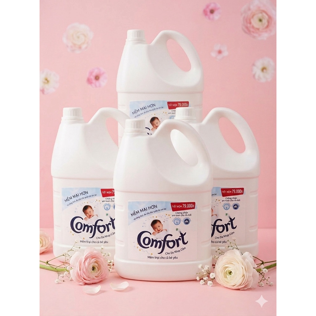 Nước Xả Vải Comfort Can Lớn Siêu Thơm Siêu Tiết Kiệm Dịu ... (3)