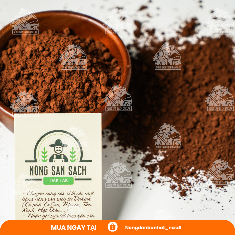 [FREESHIP] Bột Cacao Daklak Nguyên Chất (3)