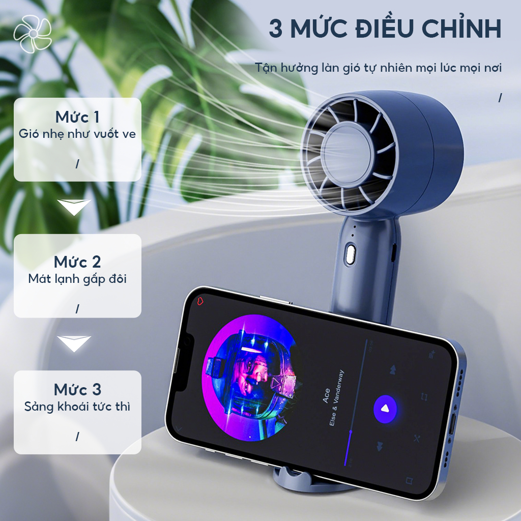 ‌Quạt Không Cánh Mini T10 Turbo USB (3)