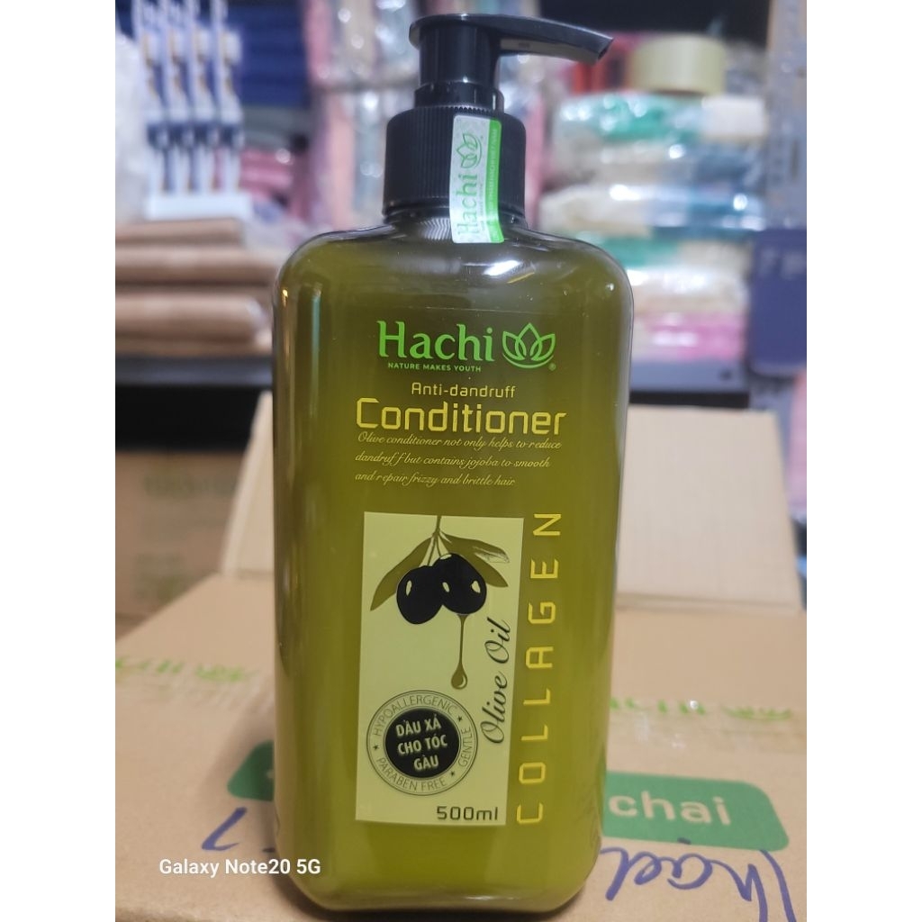 [ ✔️ Chính Hãng ] Cặp dầu Gội & Xả Hachi Olive (3)