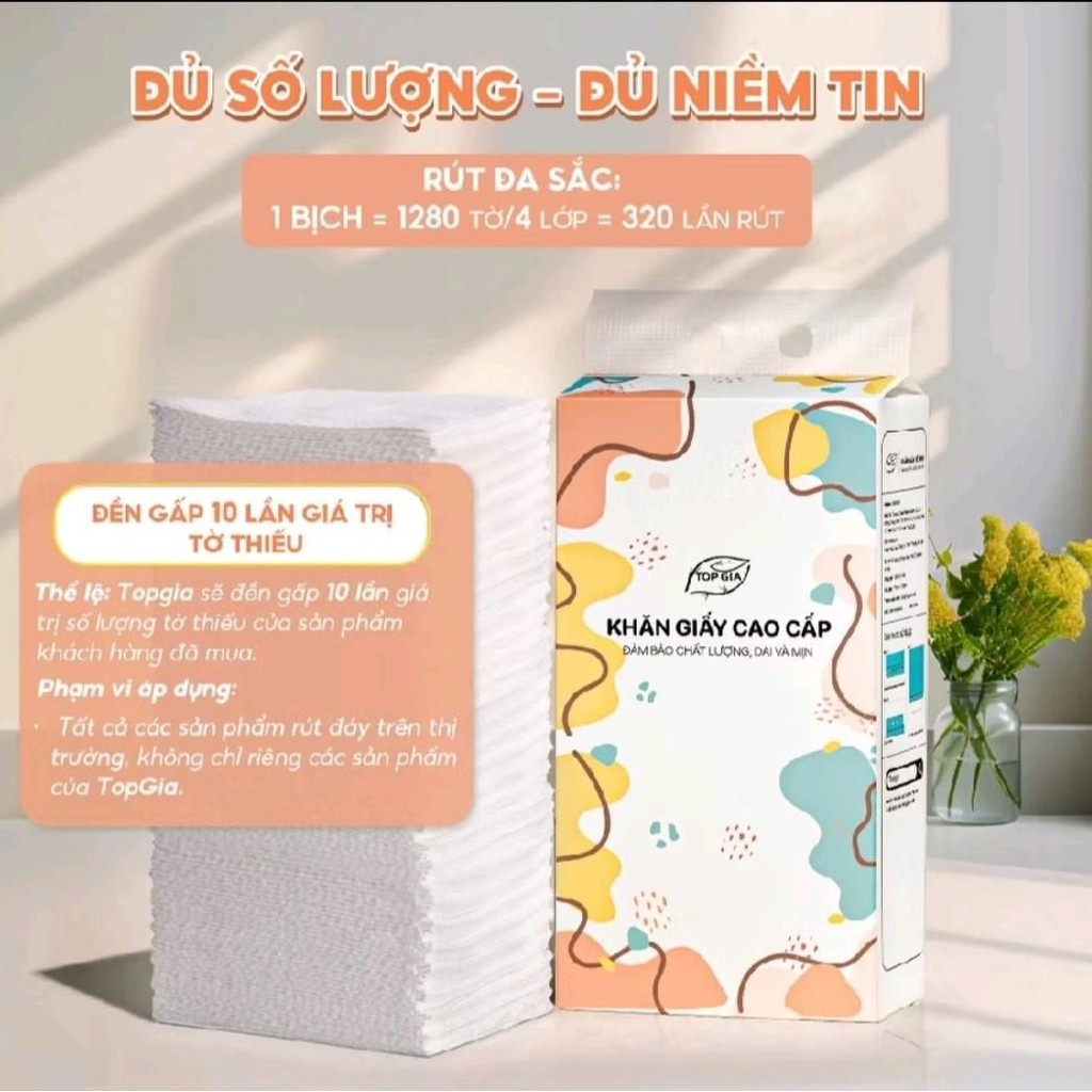 [ĐA KHO] Thùng 6 Bịch Giấy Rút Cao Cấp Treo Tường Đa Sắc ... (3)