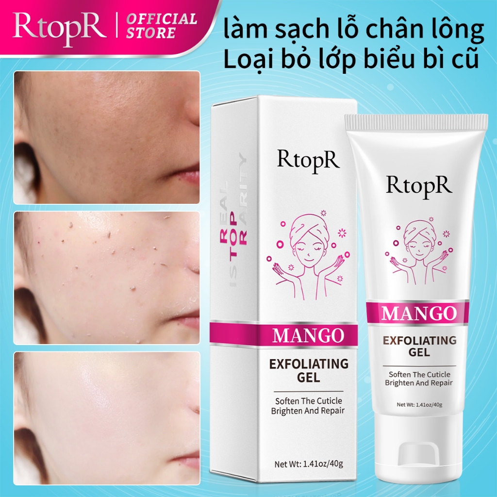 Kem tẩy tế bào chết RTOPR dưỡng sáng da mặt hương xoài là... (3)