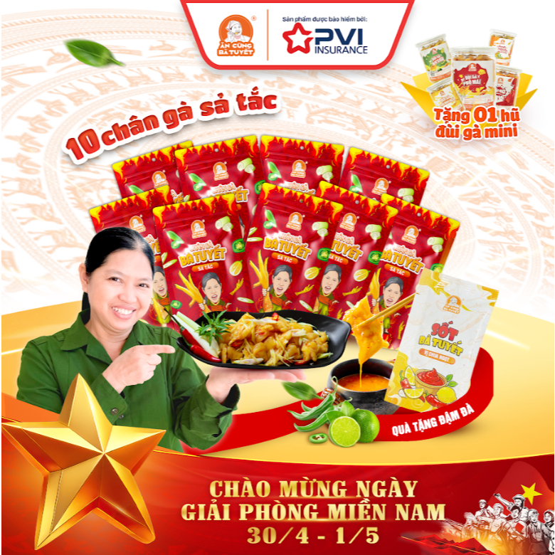 COMBO TRI ÂN gồm 10 chân gà + 1 hũ đùi gà (3)