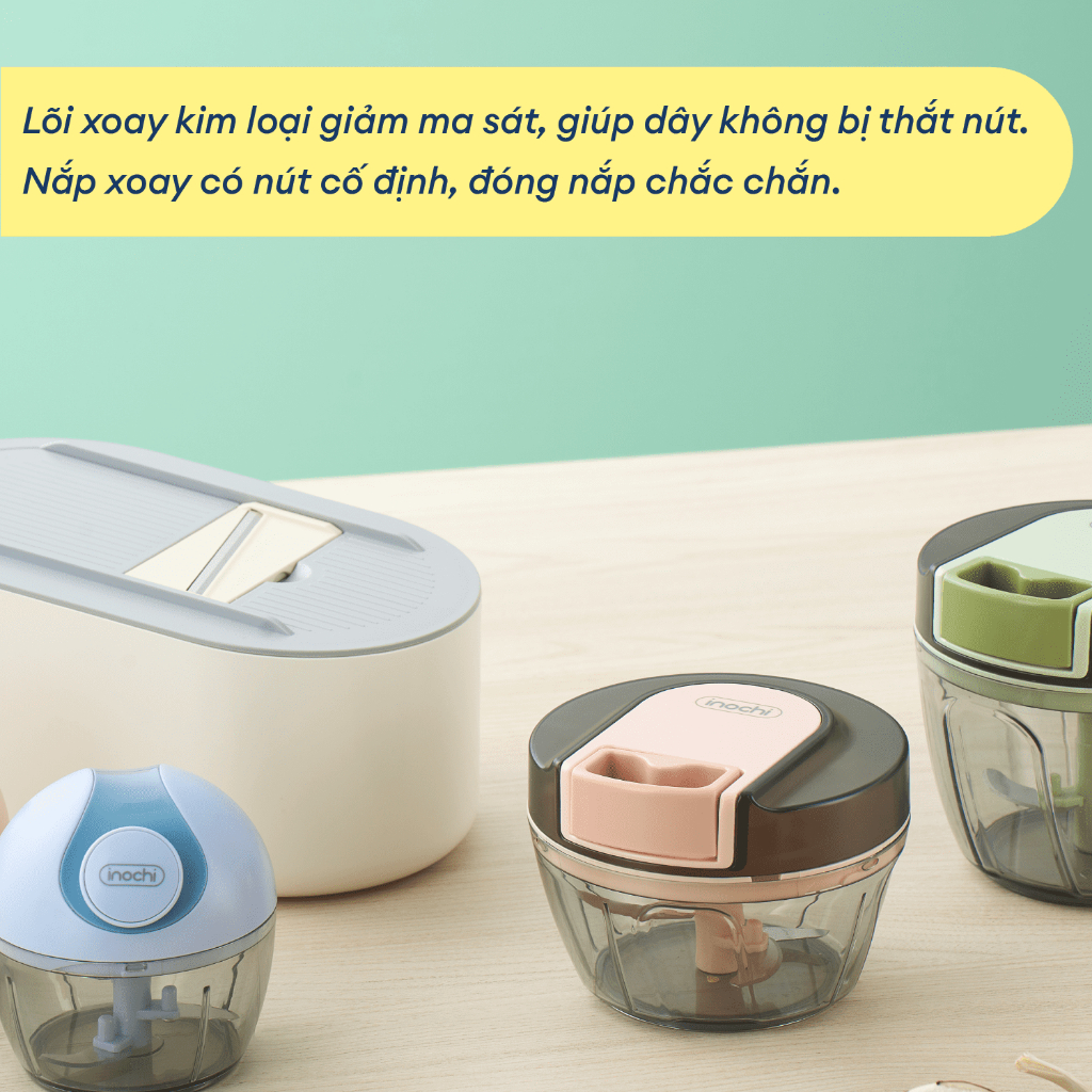 Dụng Cụ Xay Tỏi Ớt Inochi: Nhanh Chóng (3)