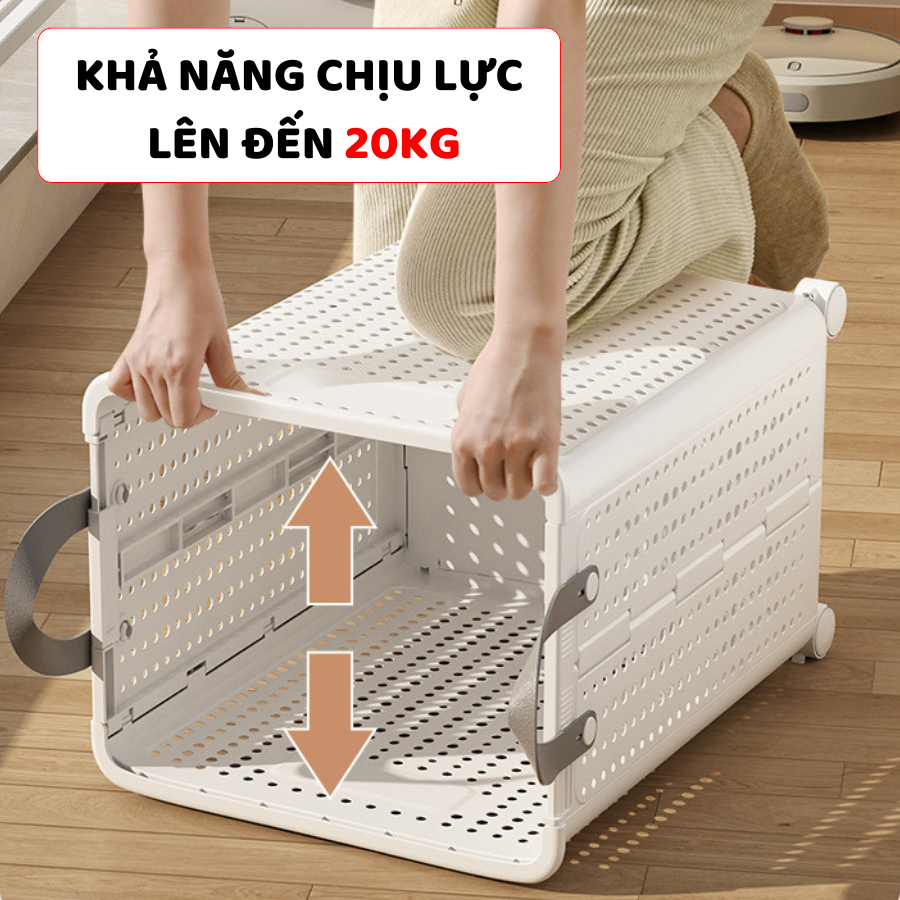 Giỏ Đựng Quần Áo Có Bánh Xe (3)
