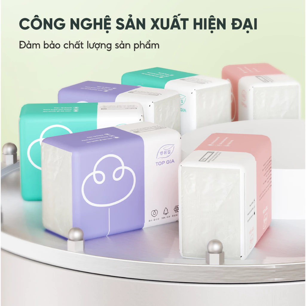 Giấy ăn rút TopGia cao cấp thùng 60 gói nhỏ tiện lợi cho ... (3)