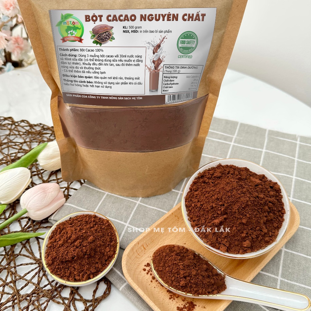 Bột Ca Cao nguyên chất ngon thơm đậm đà (bột cacao) ca ca... (3)