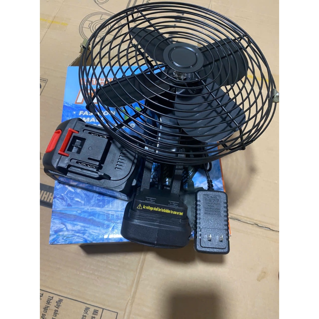 Quạt Tích Điện Pin 10 Cell (3)