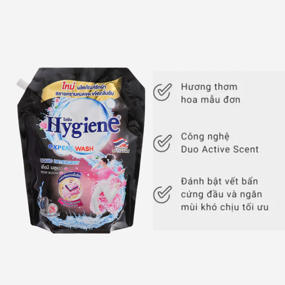 [MUA 1 TẶNG 1] Túi Nước Giặt Xả Hygiene Expert Wash Hương... (3)
