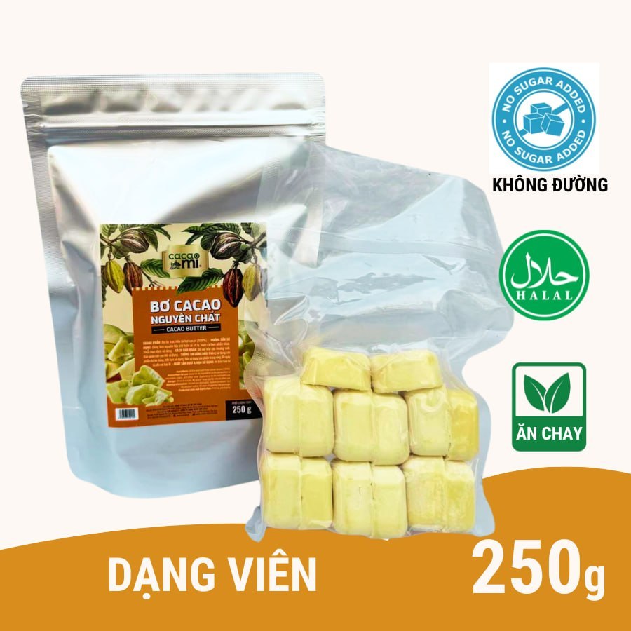 Bơ cacao nguyên chất từ hạt ca cao làm bánh socola chocolate (3)