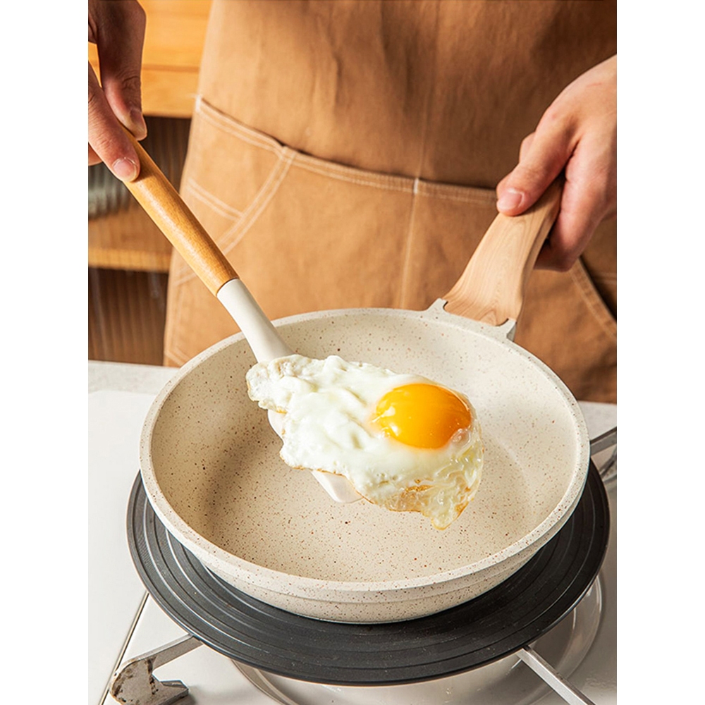 🏵️COD🏵️Bộ Dụng Cụ Nấu Ăn Bằng Silicone Cán Gỗ Kitchen Set... (3)