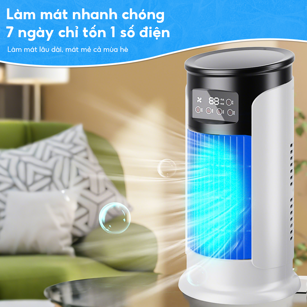 Quạt phun sương tích điện mini (3)