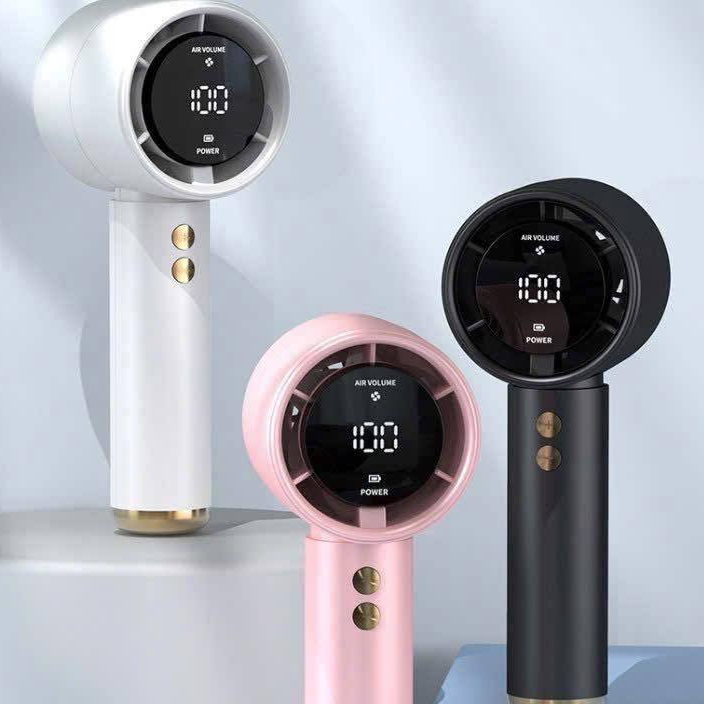 Quạt Cầm Tay N68 100 Cấp Độ Gió Quạt Tích Điện Cầm Tay Pi... (3)