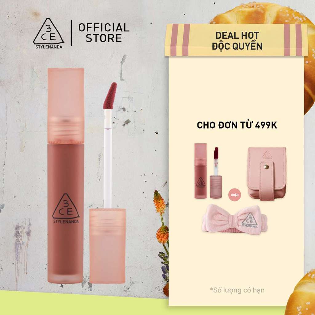 Son Kem 3CE Cho Vi�n Môi M� Ảo Không Lem Blur Water Tint ... (3)