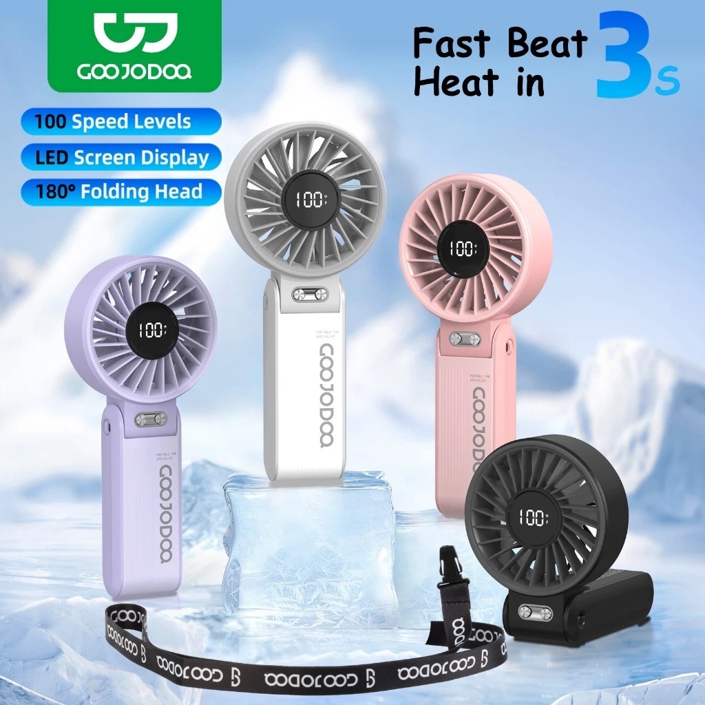 【Bảo hành tại địa phương】 GOOJODOQ Quạt gấp 3 trong 1 180... (3)