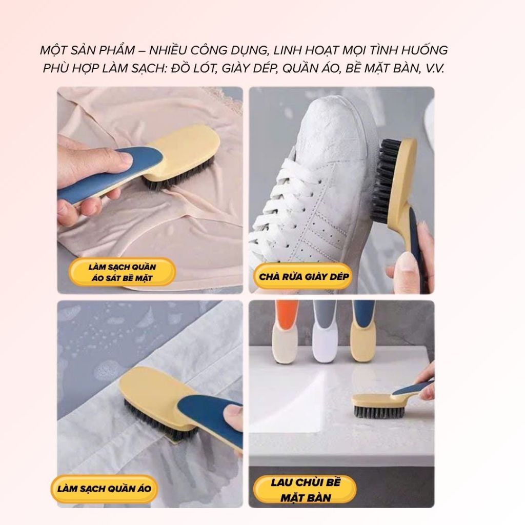 [CHÍNH HÃNG) Bàn Chải và Cọ Giày Mini Đa Năng (3)