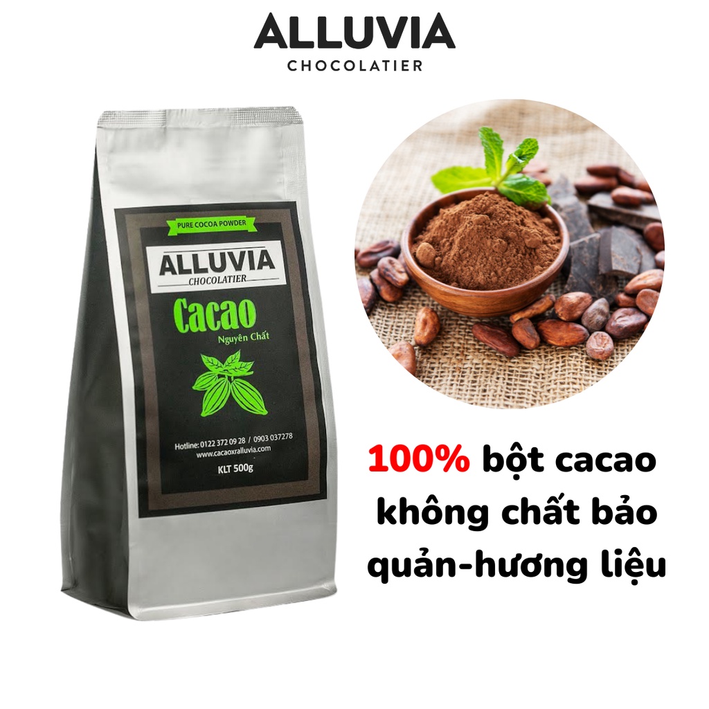 Alluvia | Bột cacao nguyên chất không đường dòng thượng h... (3)
