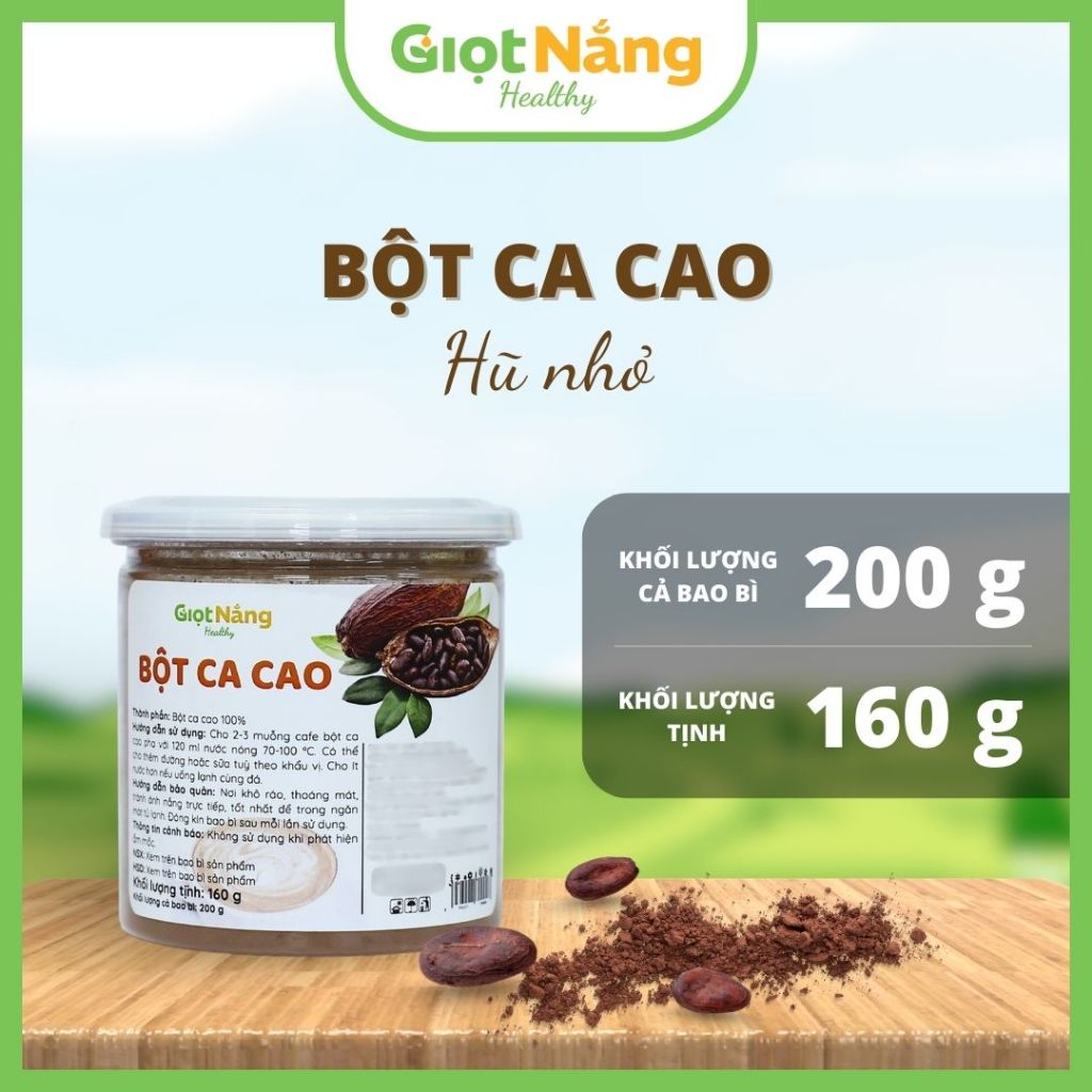 Bột Ca cao Sạch Nguyên Liệu Làm Bánh Pha Chế Sạch Lành Từ... (3)
