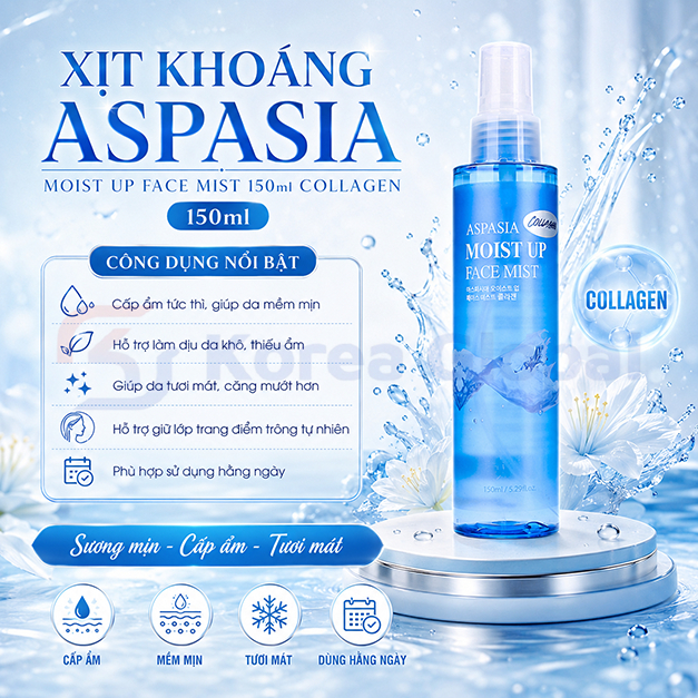 Xịt Khoáng Aspasia Moist Up Face Mist (3)