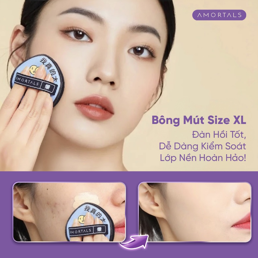 Bông Mút Trang �i�m �en Cao Cấp Amortals (3)