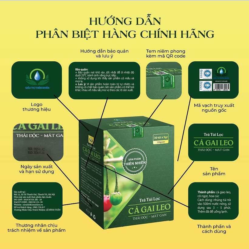 Tr�  Hoa Cúc h�p 30 Túi L�c x 3Gram Siêu Th� Thiên Nhiên (3)
