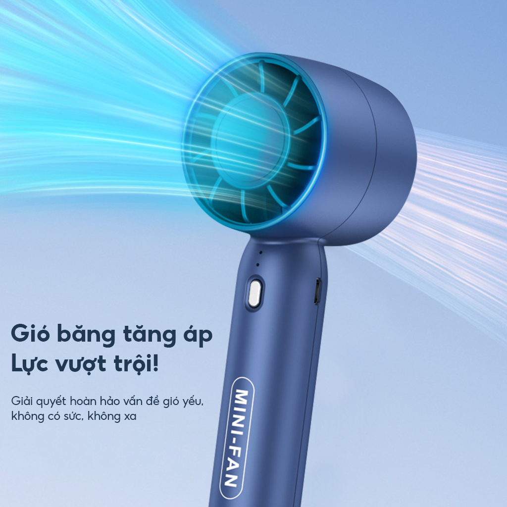 Quạt Cầm Tay Mini T10 Siêu Mát (4)