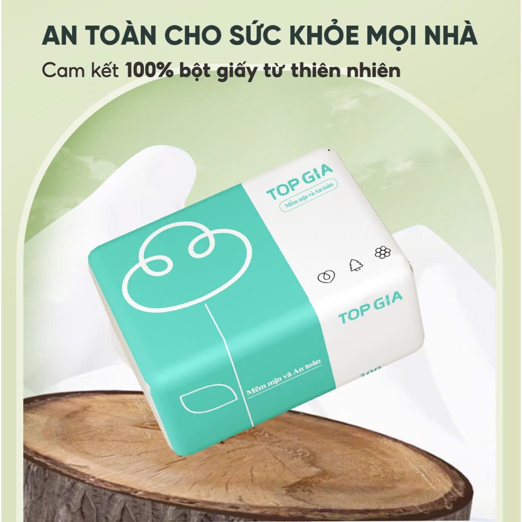Thùng 40 gói Kh�n giấy rút TopGia 3 m� u siêu tiết ki�m (4)