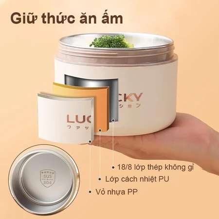 H�p Cơm Giữ Nhi�t 3�4 Tầng Kèm Túi � H�p Cơm V�n Phòng Qu... (4)