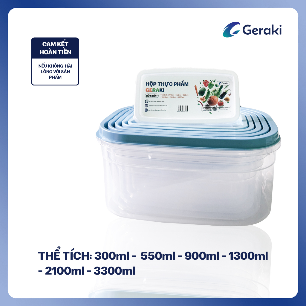 [�A KHO] B� 6 h�p chữ nhật Inochi (4)