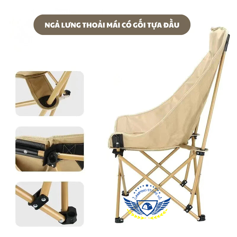 Ghế Camping Ngả Lưng Tmountain Gấp G�n Thư Giãn Dã Ngoại ... (4)