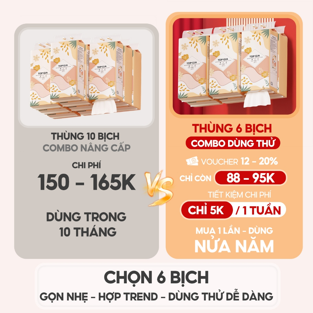 Kh�n giấy v� sinh treo tư�ng Ti�u Hạ 1000 t� l� m từ b�t ... (4)