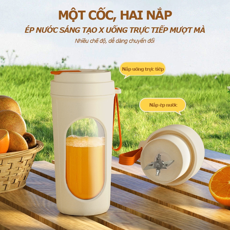 Máy Xay Sinh Tố Máy Xay Cầm Tay 12 Lưỡi Dao Dung Tích Lớn (4)