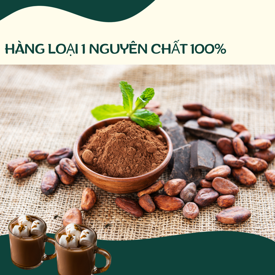 Bột Ca Cao Nguyên Chất Đắk LắK PM Giàu Chất Dinh Dưỡng Gi... (4)