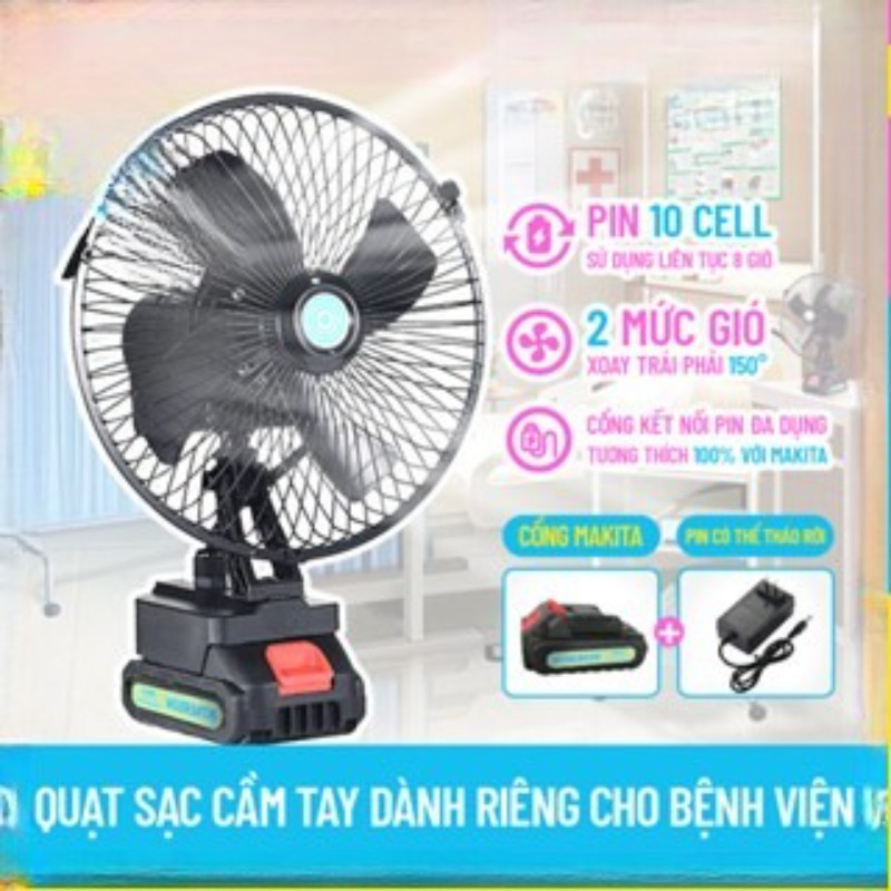 🔥🔥Quạt Tích Điện Pin 10 (4)