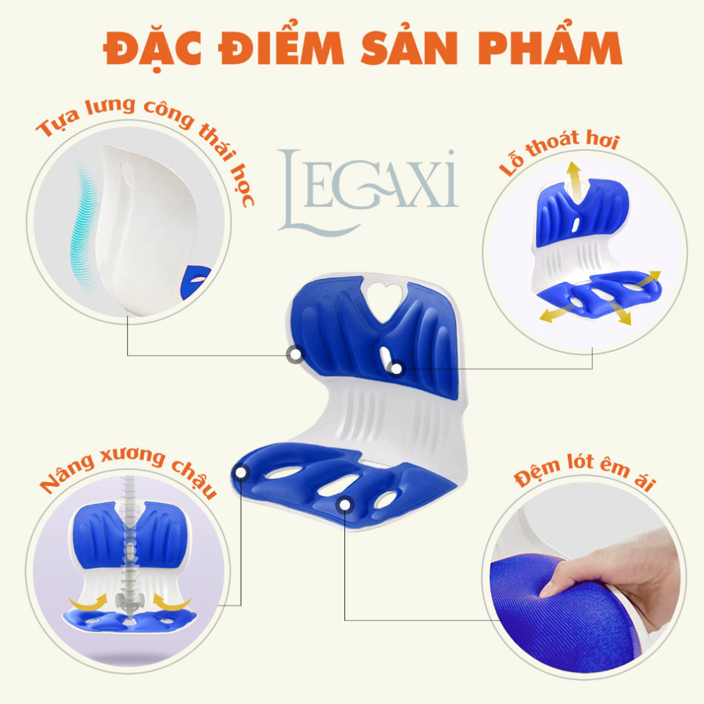 Ghế Công Thái Học Chống Gù Lưng My Nhân Ghế Tựa Điều Chỉn... (4)