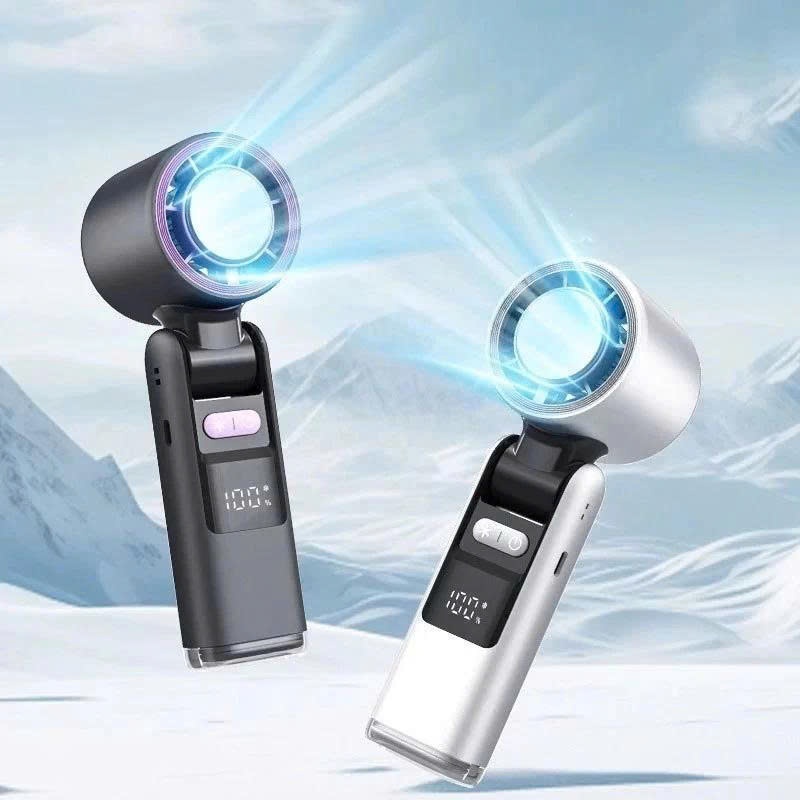 Quạt Tích Điện Mini Cầm Tay Tốc Độ Cao (4)