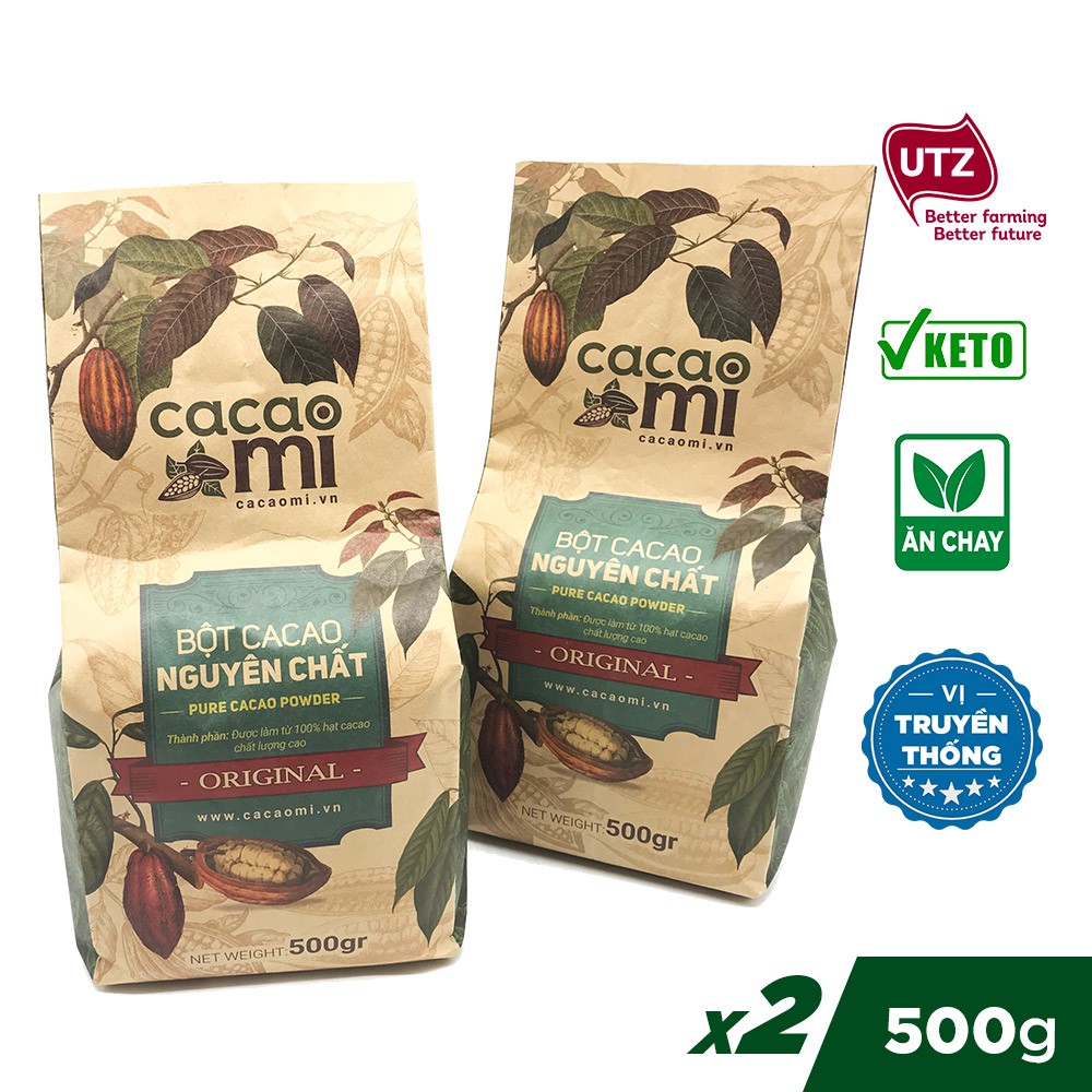 Bột cacao nguyên chất 100% không đường gu truyền thống Ca... (4)