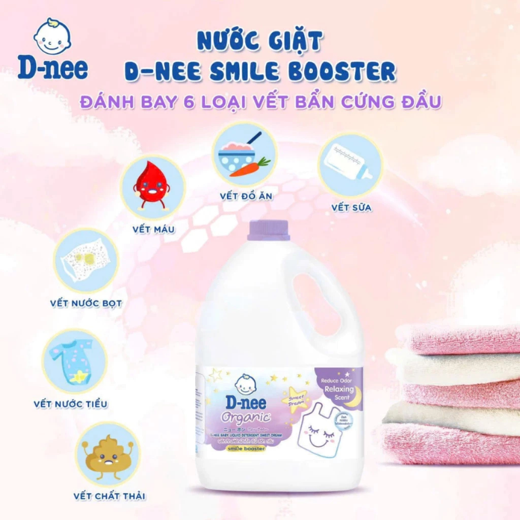 [MUA 1 TẶNG 1] Nước Giặt Dnee Chính Hãng Dung Tích Can (4)