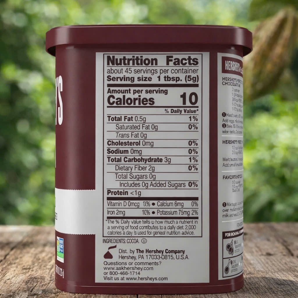 BỘT CACAO KHÔNG ĐƯỜNG 226G Hershey's NATURAL UNSWEETENED ... (4)