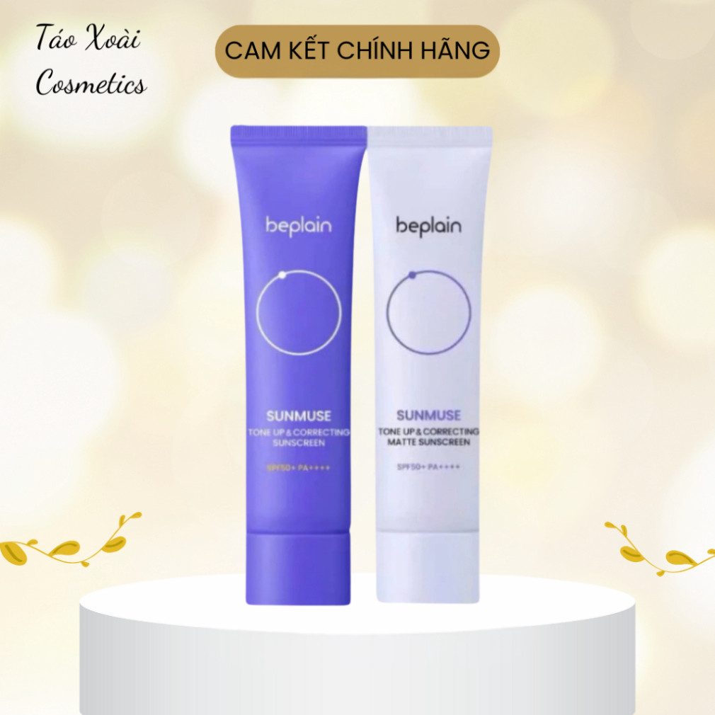 [MUA 1 TẶNG 1] Kem chống nắng Beplain Sunmuse lai Vật Lý ... (4)